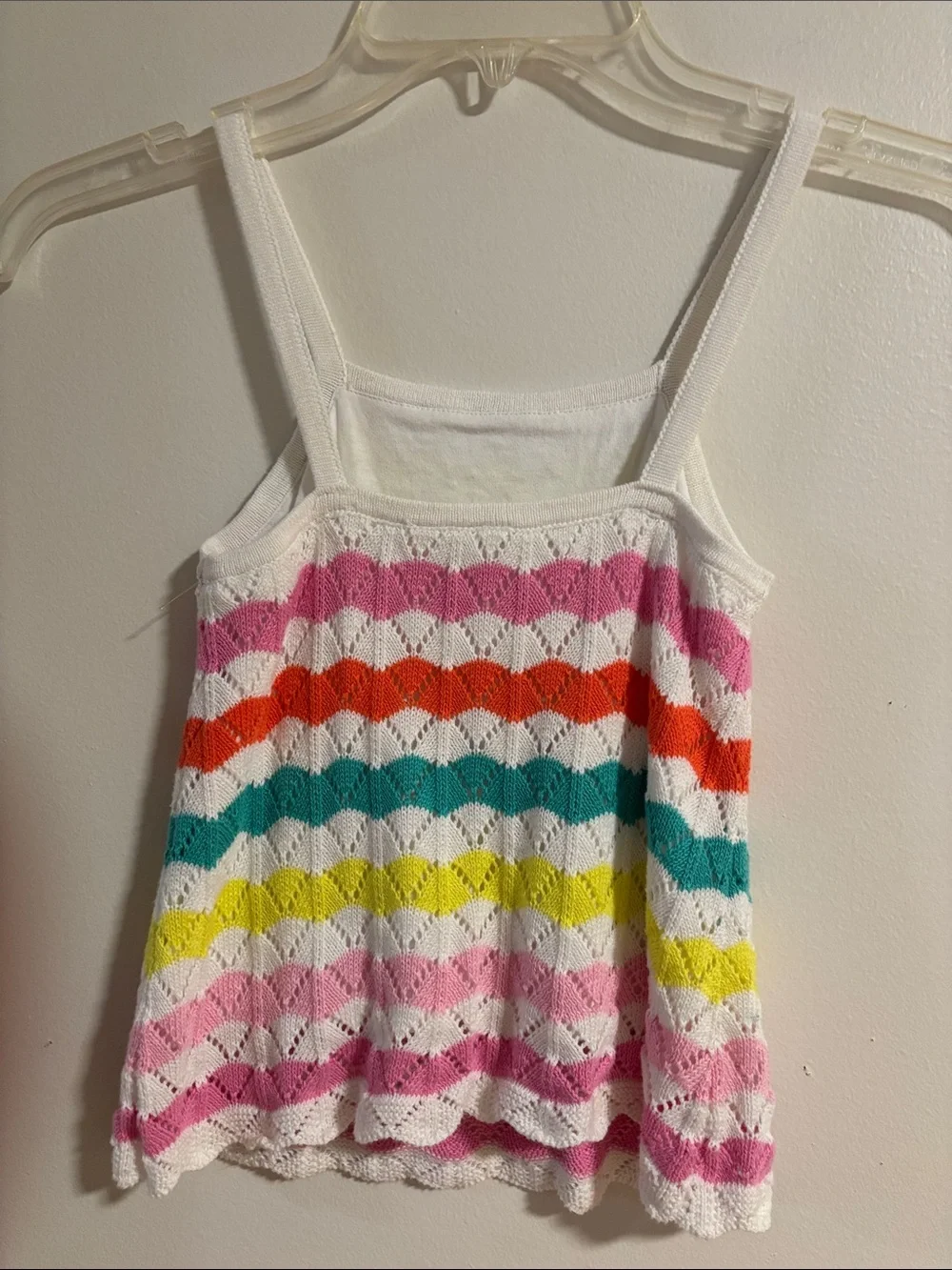 Janie and Jack Wavy Striped Crocheted Top 5